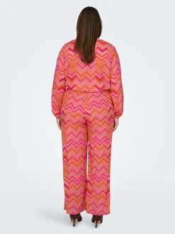 CARJARA Loose Fit Pantalon palazzo