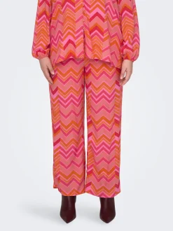 CARJARA Loose Fit Pantalon palazzo