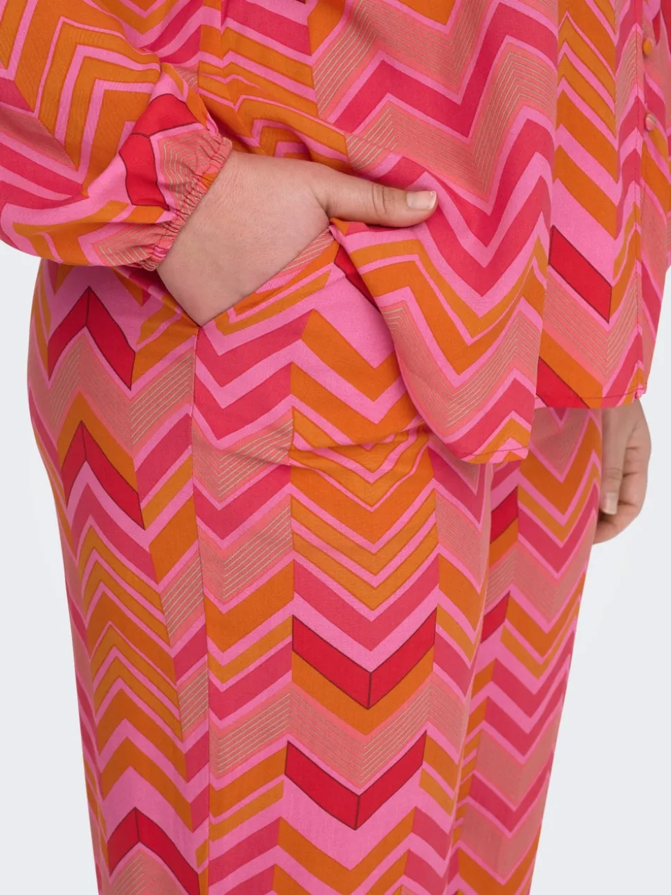 CARJARA Loose Fit Pantalon palazzo