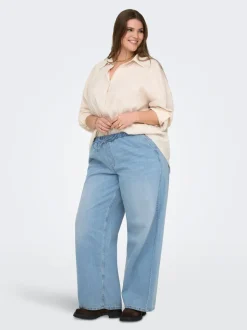 CARJAY Taille haute Wide Leg Fit Jeans