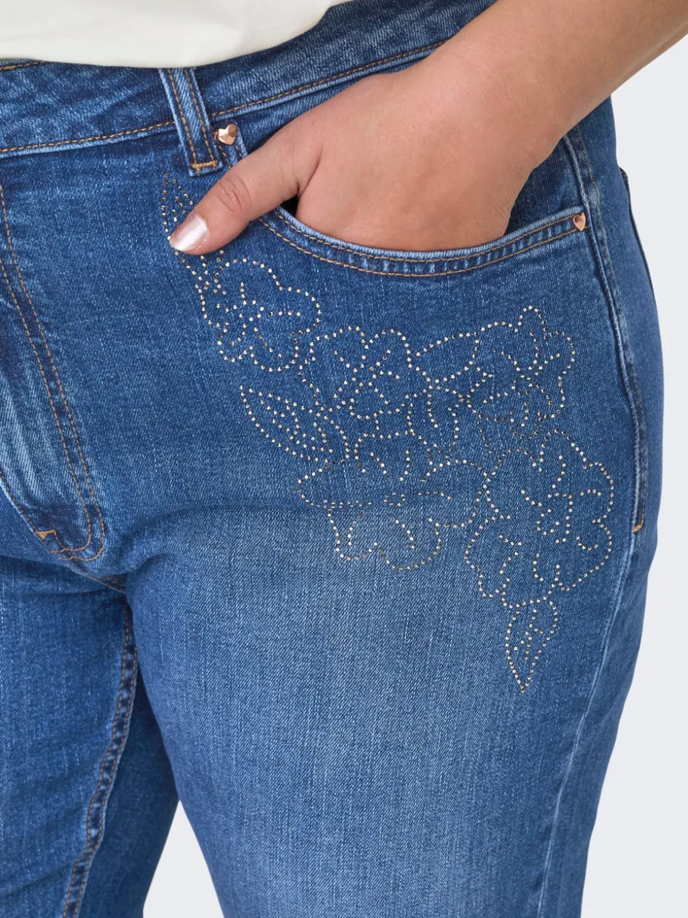 CARJUICY Taille haute Flared Fit Jeans