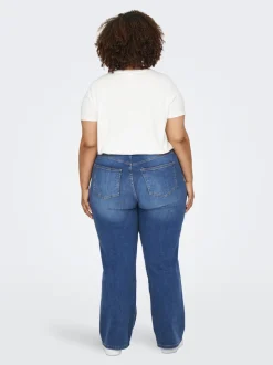 CARJUICY Taille haute Wide Leg Fit Jeans