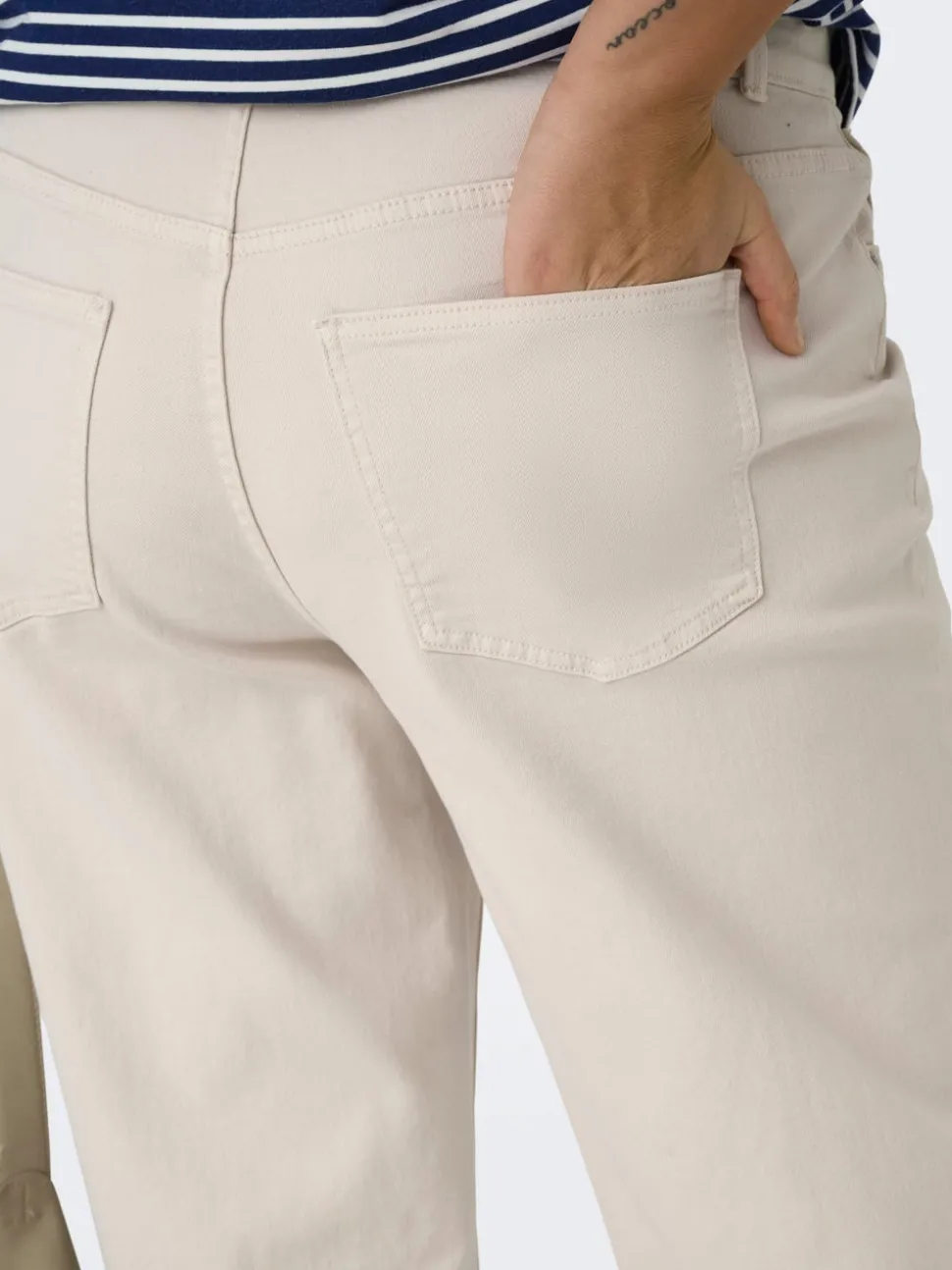 CARJUICY Taille haute Wide Leg Fit Jeans