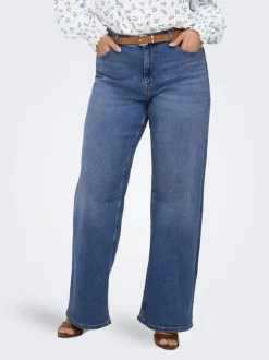 CARJULLES Taille moyenne Wide Leg Fit Jeans
