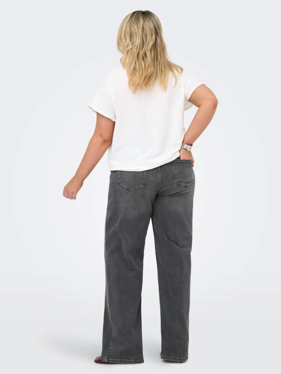 CARJULLES Taille moyenne Wide Leg Fit Jeans