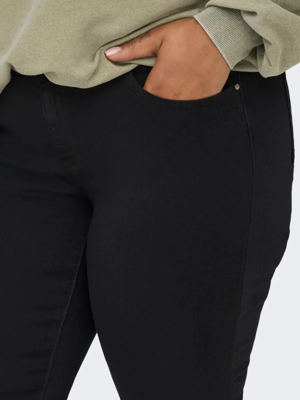 CARKARLA Taille classique Skinny Fit Longueur cheville Jeans