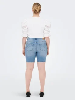 CARLAOLA Skinny Fit Short en denim