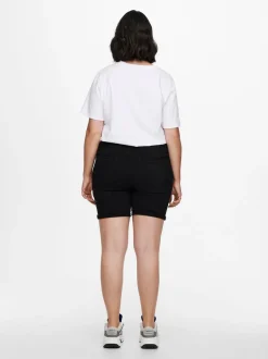 CARLAOLA Taille haute Skinny Fit Short en denim