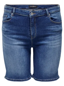 CARLAOLA Taille haute Skinny Fit Short en denim