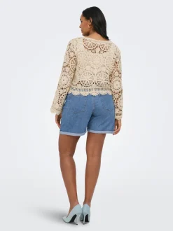 CARLAURA Taille haute Straight Fit shorts