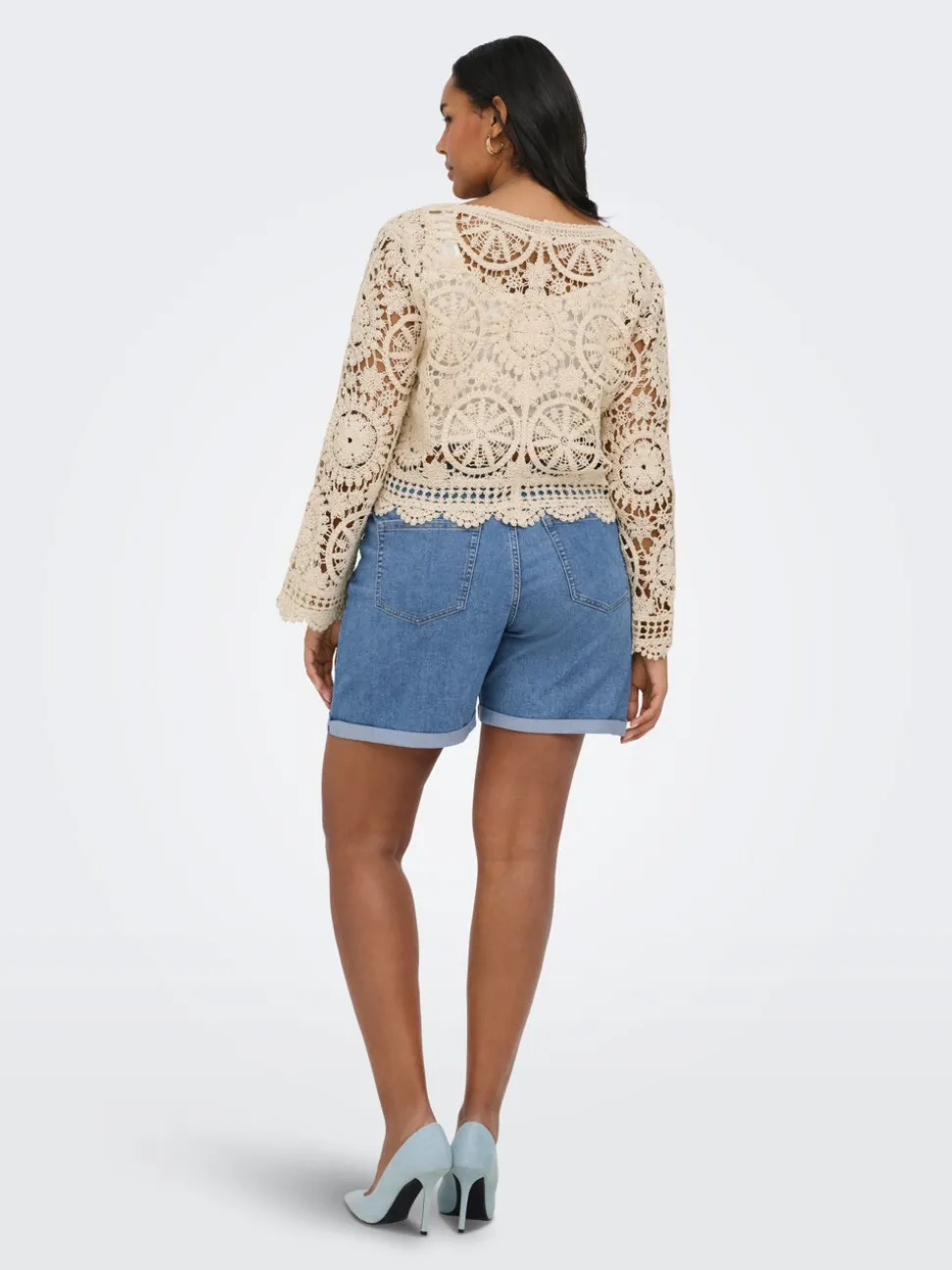 CARLAURA Taille haute Straight Fit shorts