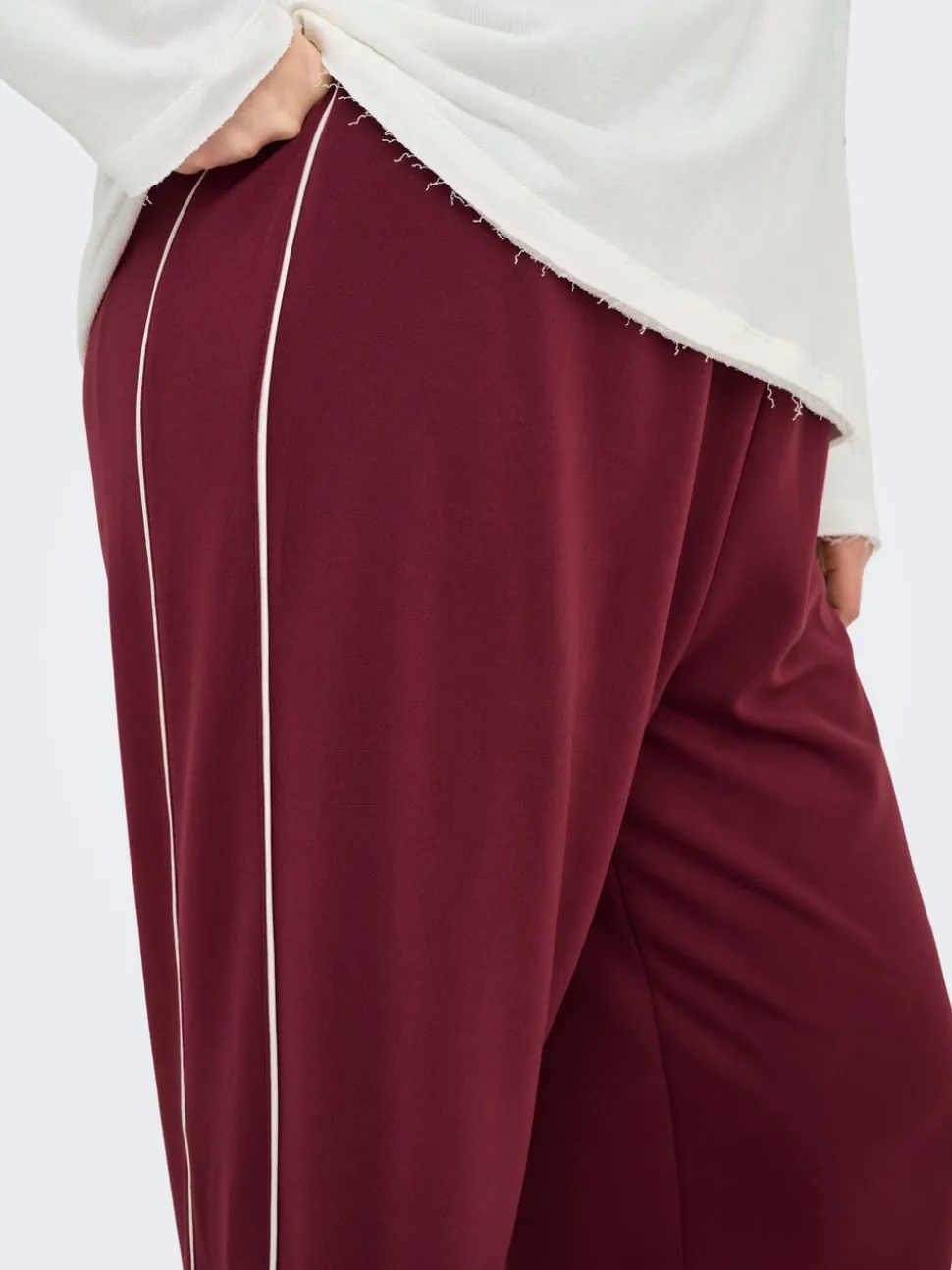 CARLETT Regular Fit Pantalon à jambe large