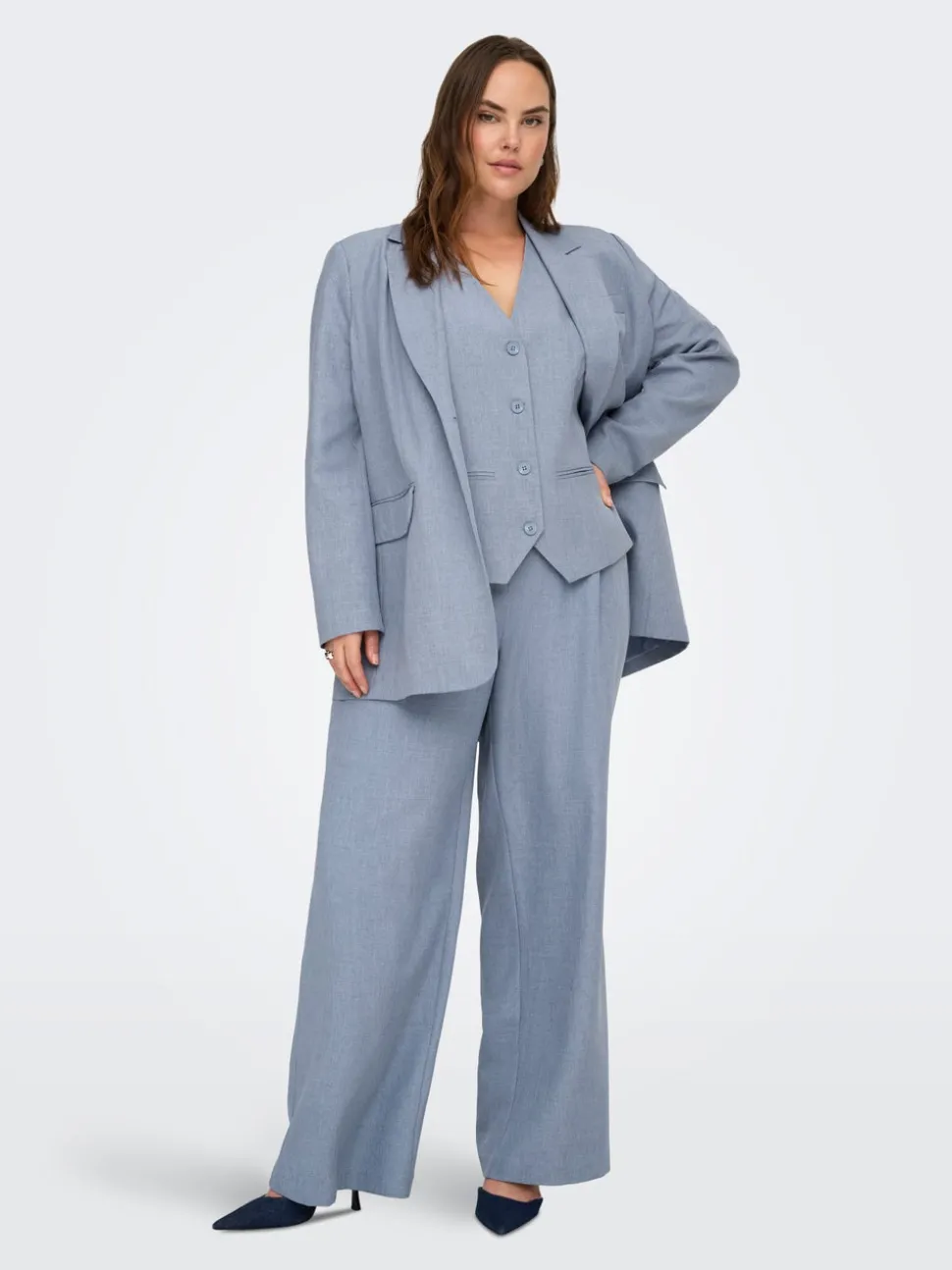 CARLINDA Straight Fit Pantalon de tailleur