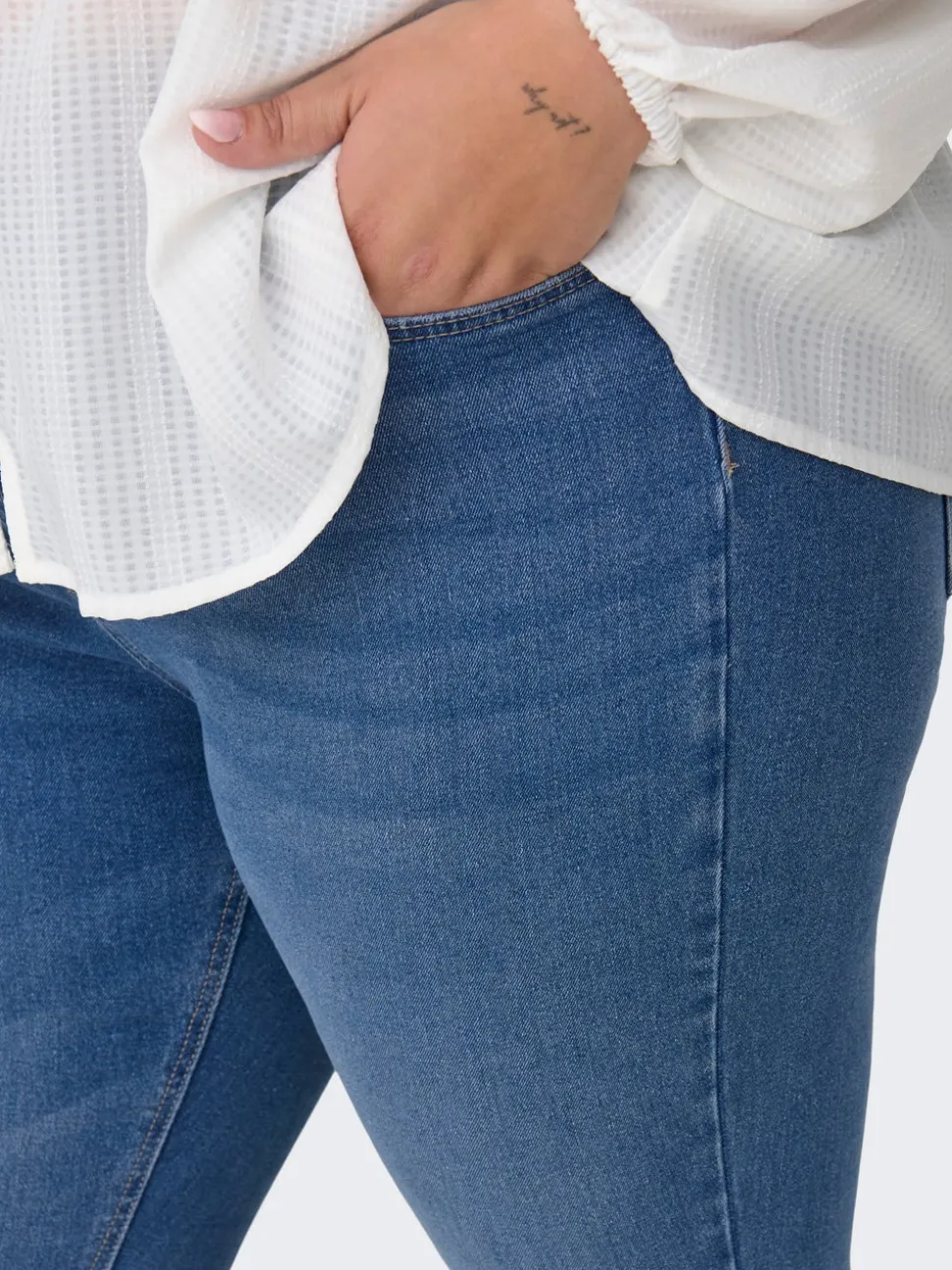 CARLUNA Taille haute Skinny Fit Jeans
