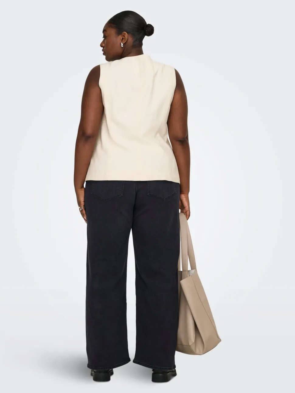 CARMADISON Taille haute Wide Leg Fit Jeans
