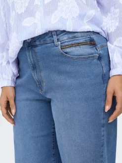CARMADISON Taille haute Wide Leg Fit Jeans