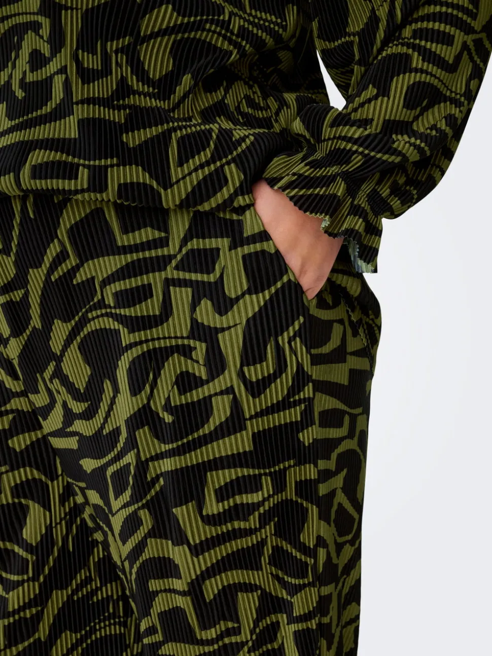 CARMIKA Regular Fit Pantalon plissé