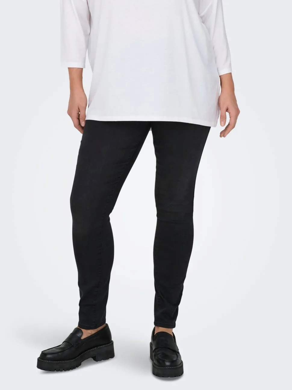 CARMILA-IRIS Taille haute Skinny Fit Longueur cheville Jeans