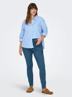 CARMILA-IRIS Taille haute Skinny Fit Longueur cheville Jeans