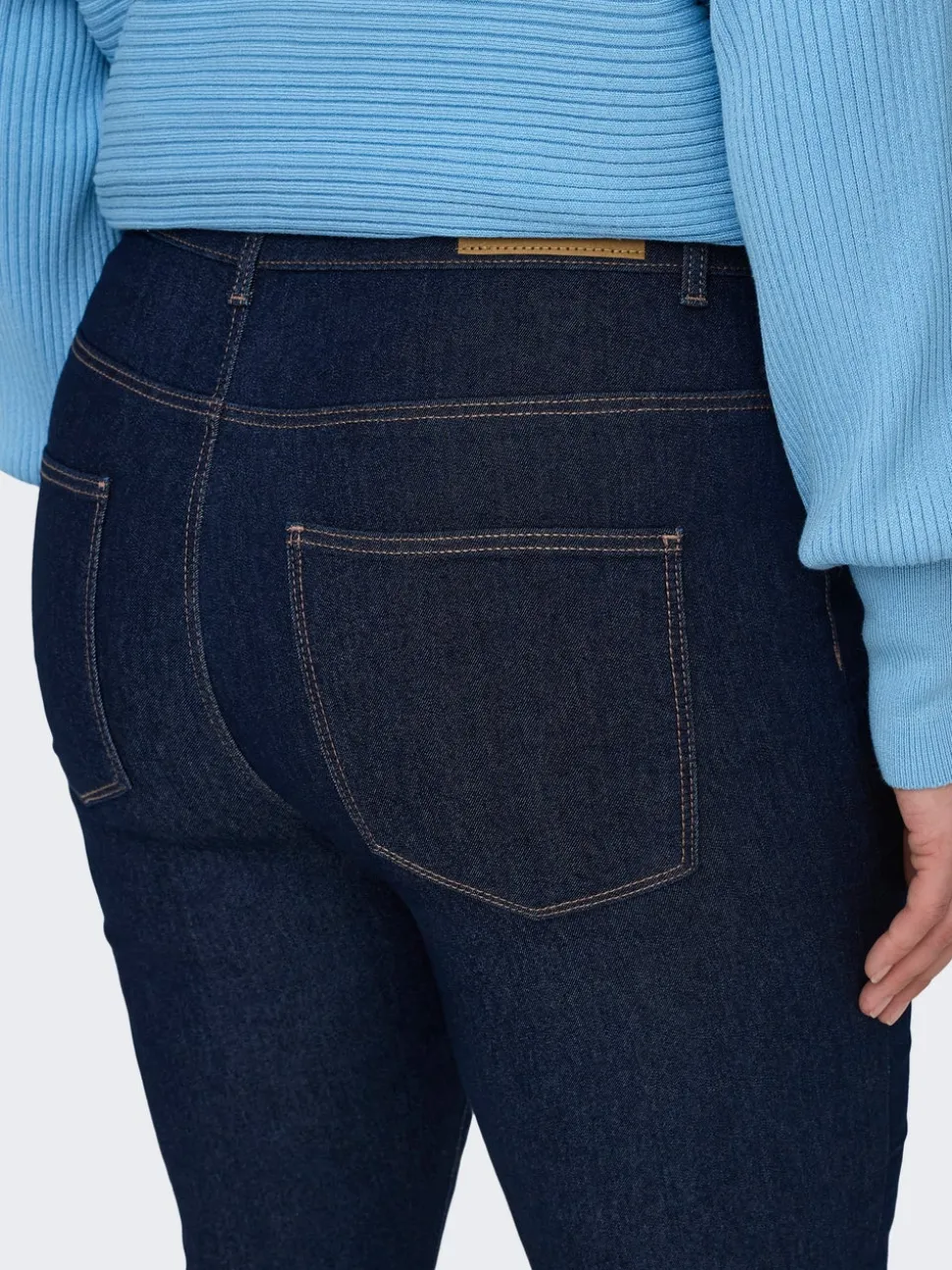CARMILA-IRIS Taille haute Skinny Fit Longueur cheville Jeans