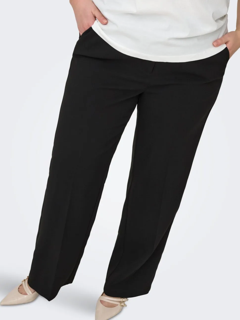 CARNIKO Straight Fit Pantalon de tailleur