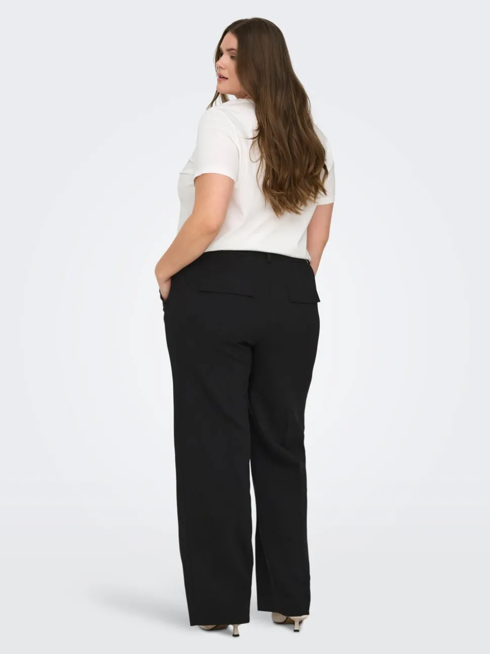 CARNIKO Straight Fit Pantalon de tailleur