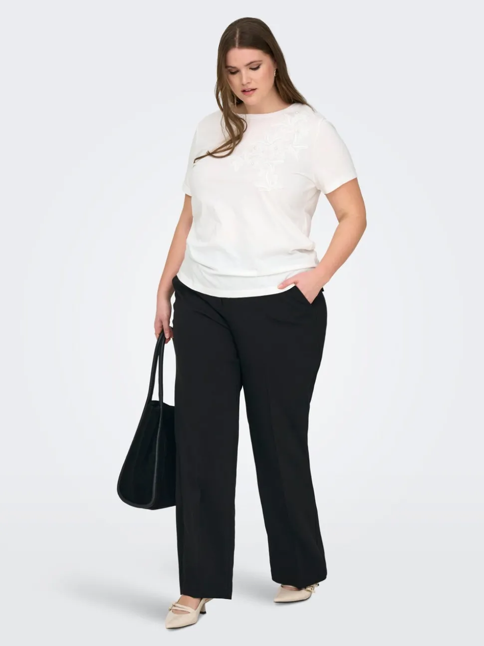 CARNIKO Straight Fit Pantalon de tailleur