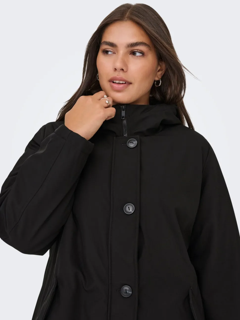 CAROLIVIA Parka longue