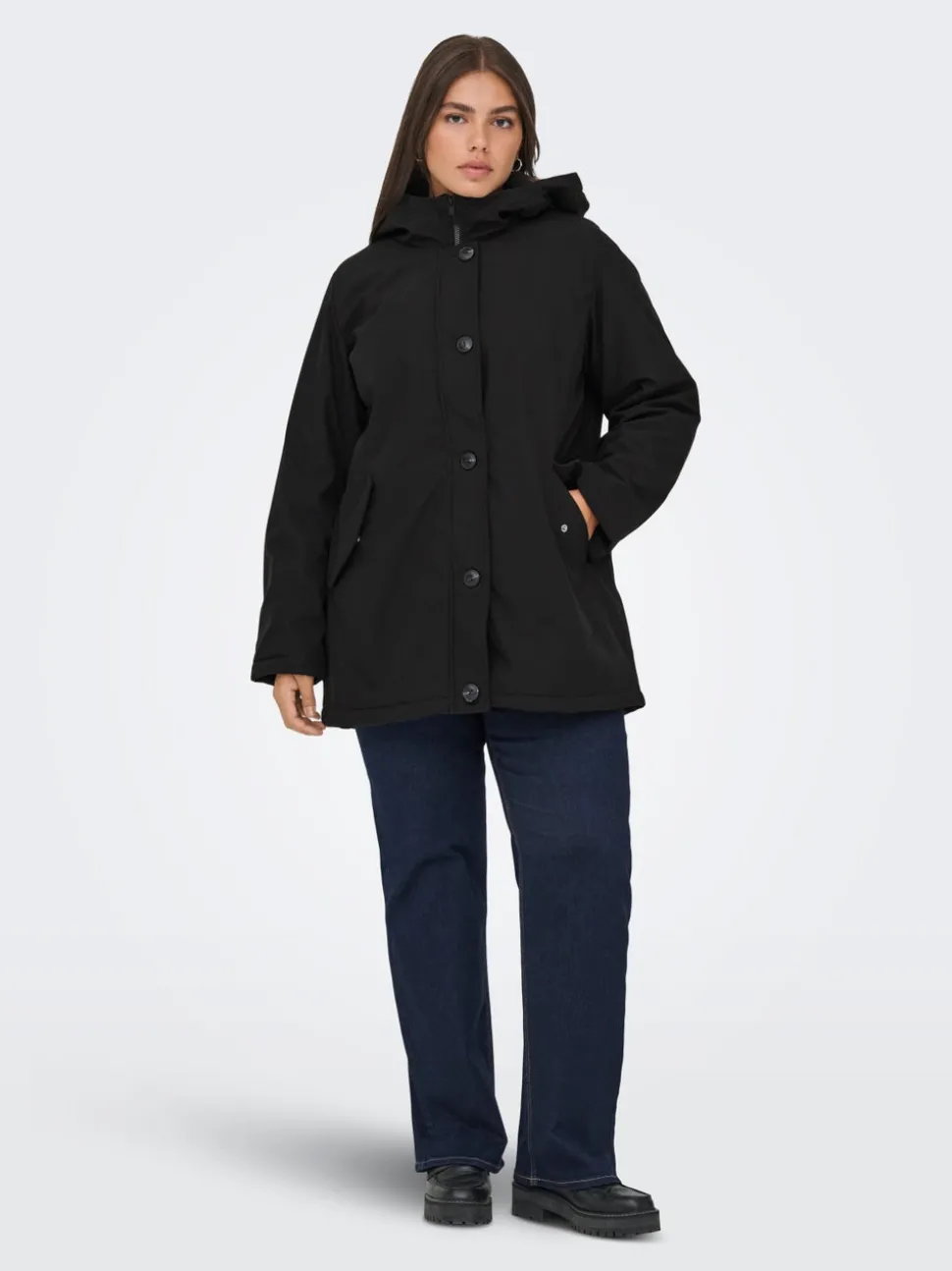 CAROLIVIA Parka longue