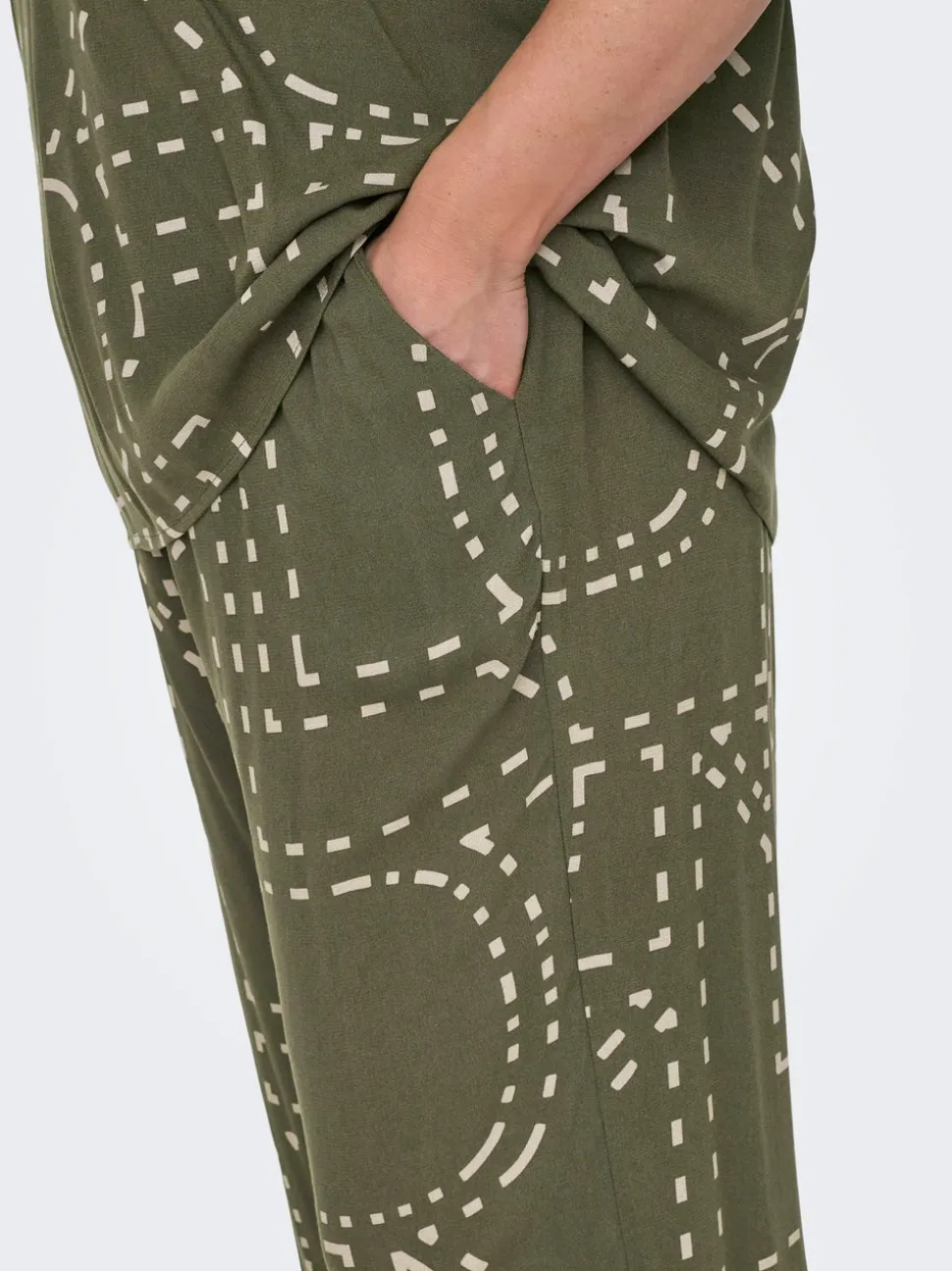 CARPHOEBE Regular Fit Pantalon à jambe large