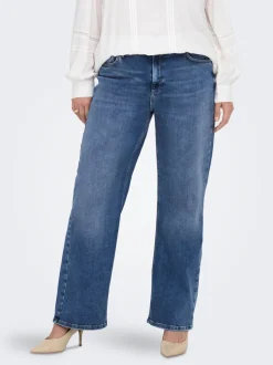 CARRADISON Taille haute Wide Leg Fit Jeans