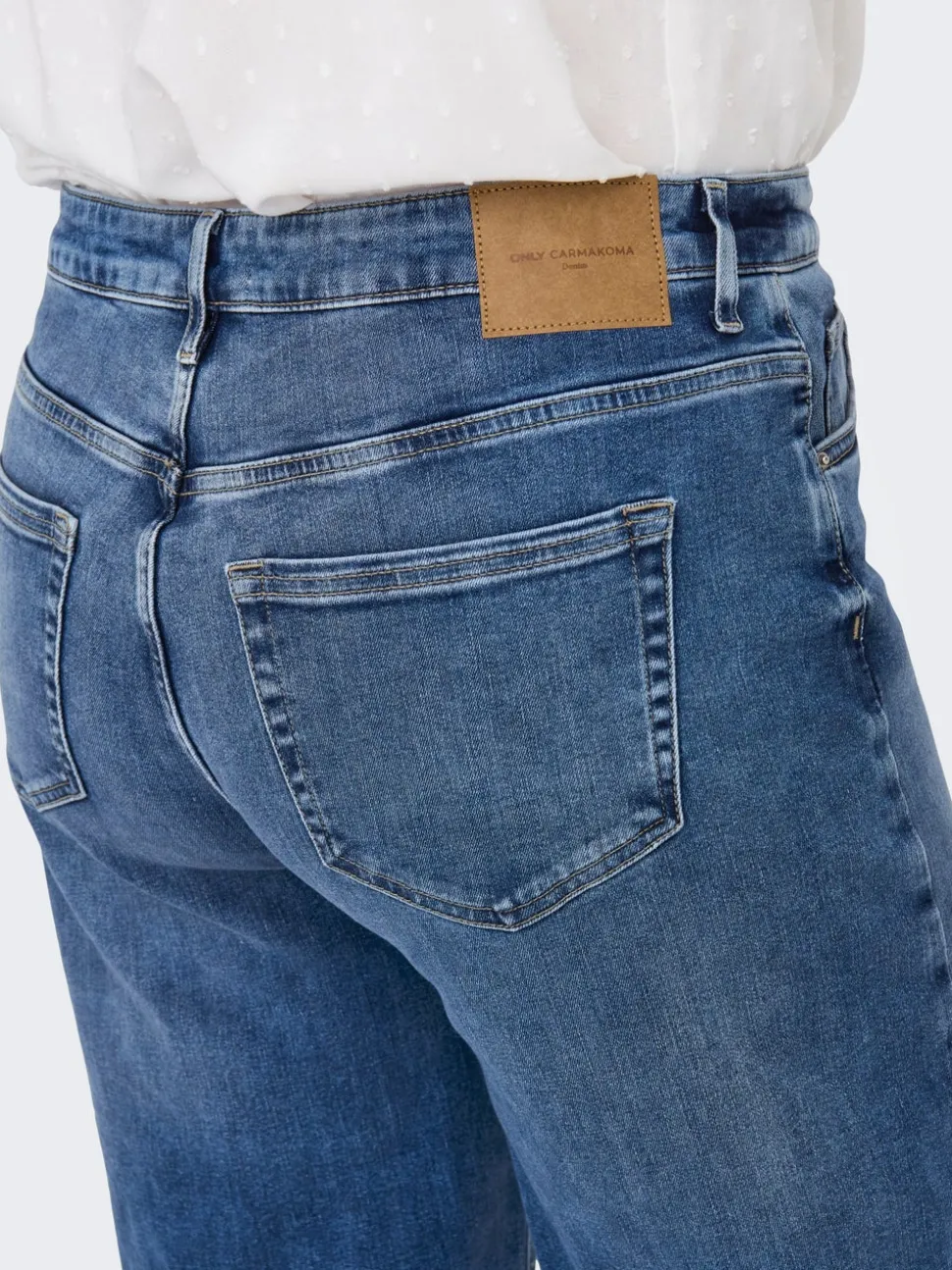 CARRADISON Taille haute Wide Leg Fit Jeans