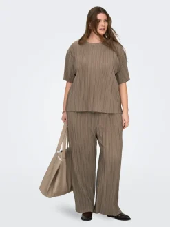 CARRAVENNA Regular Fit Pantalon plissé