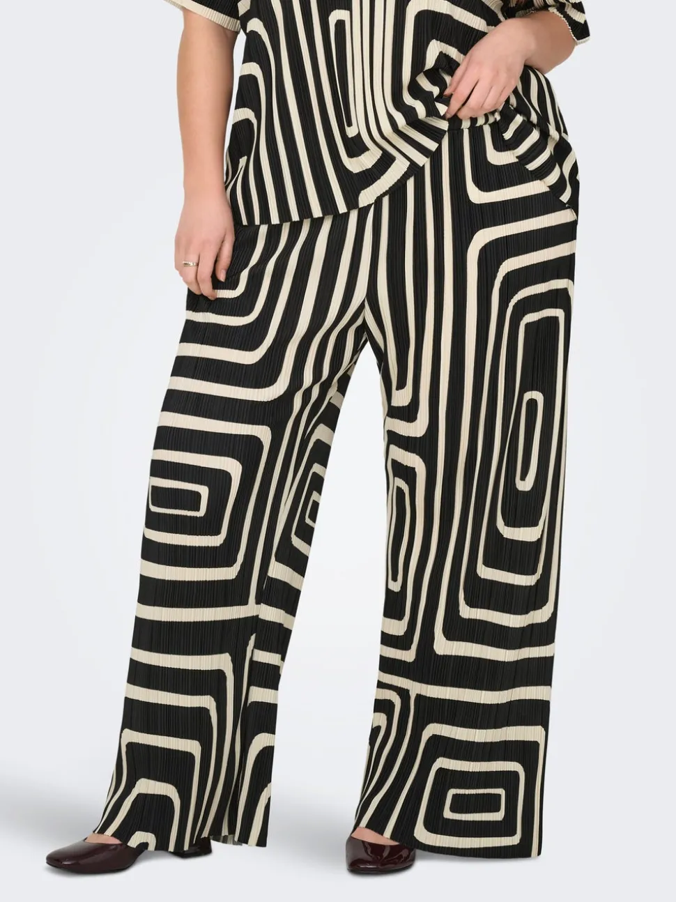 CARRAVENNA Regular Fit Pantalon plissé