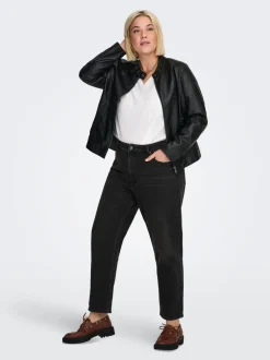 CARROBBER Veste en simili cuir
