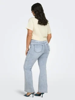 CARROSE Taille haute Retro Flared Fit Jeans