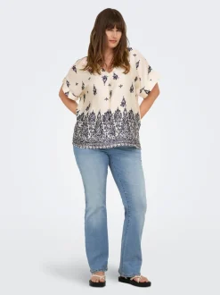 CARSALLY Taille haute Flared Fit Jeans