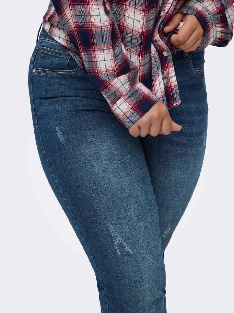 CARSALLY Taille moyenne Slim Fit Jeans