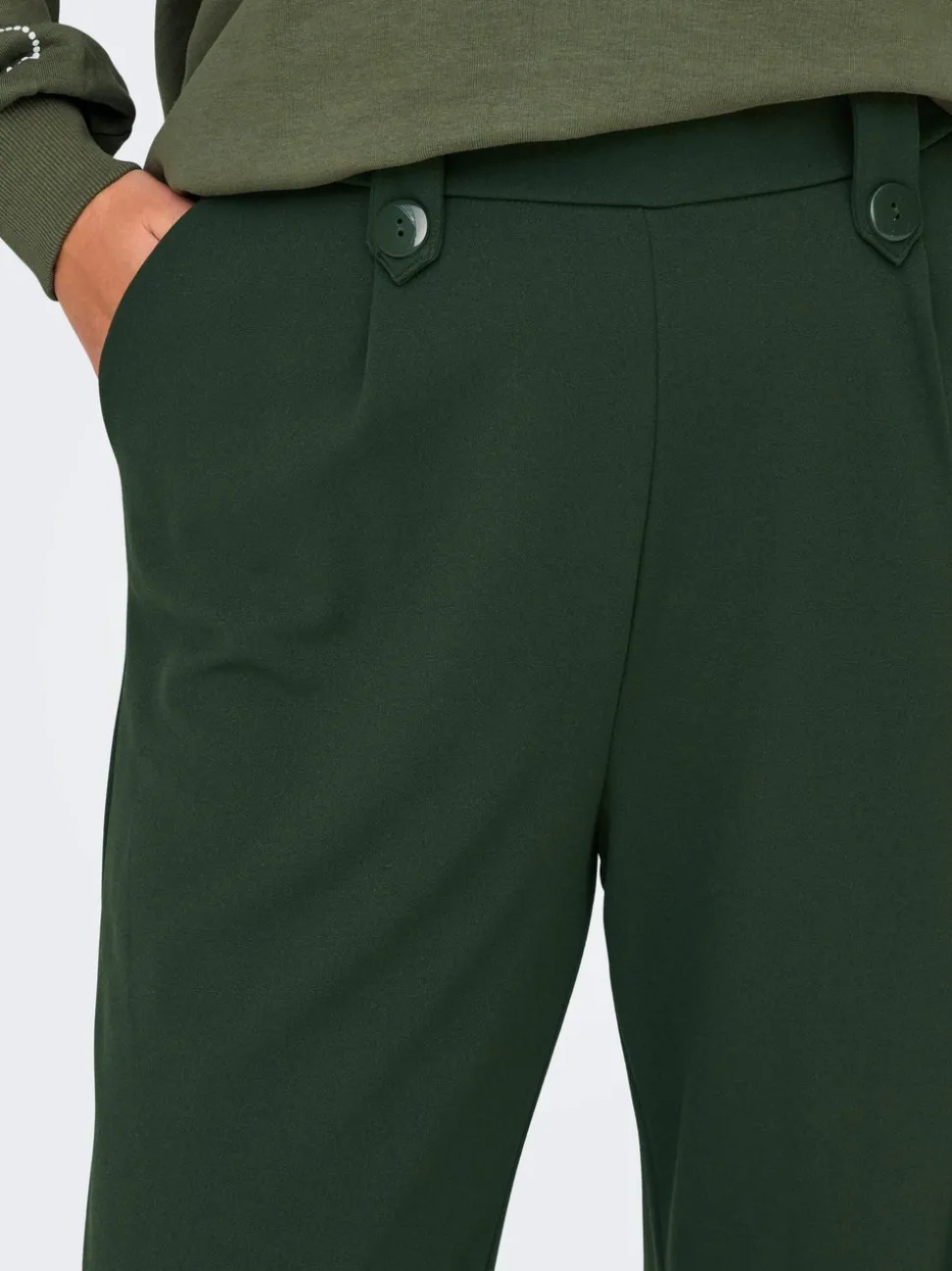 CARSANIA Regular Fit Pantalon à jambe large
