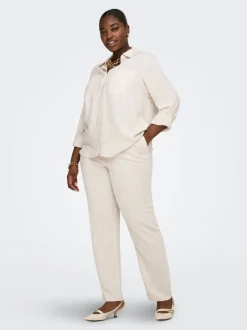 CARSIESTA Straight Fit Lin Pantalon