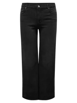 CARSNOW Taille haute Wide Leg Fit Jeans