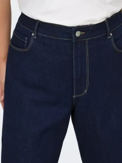 CARSNOW Taille haute Wide Leg Fit Jeans