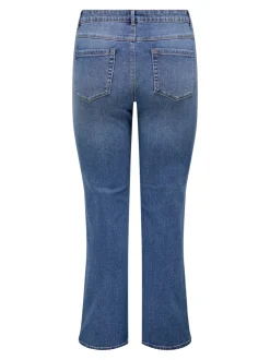 CARSNOW Taille haute Straight Fit Jeans
