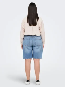 CARSONNY Taille haute Regular Fit Short en denim