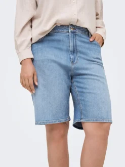 CARSONNY Taille haute Regular Fit Short en denim