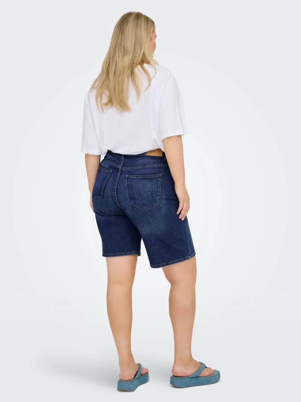 CARSONNY Taille haute Regular Fit Short en denim