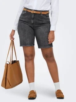 CARSONNY Taille haute Regular Fit Short en denim