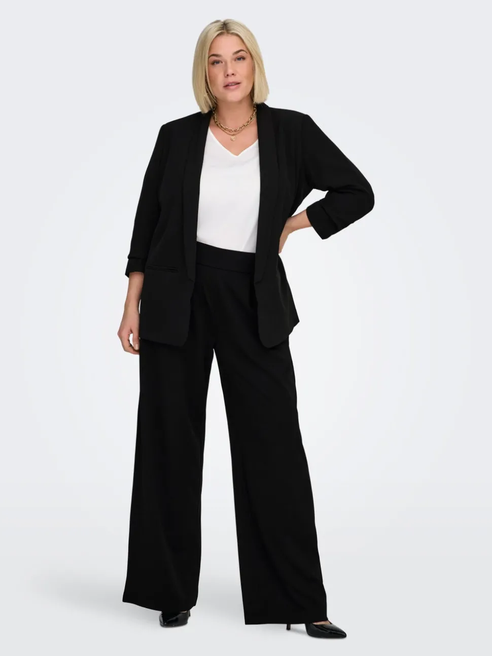 CARSTILLA Regular Fit Pantalon à jambe large