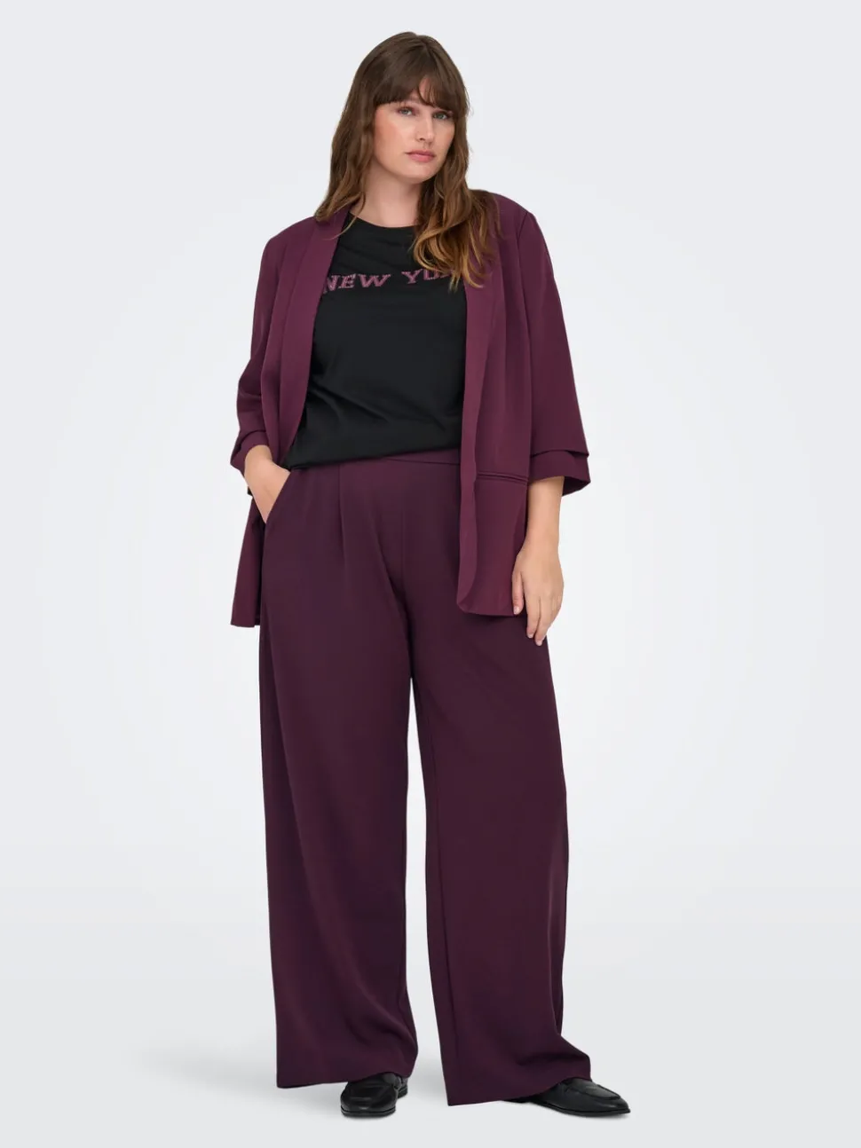 CARSTILLA Regular Fit Pantalon à jambe large