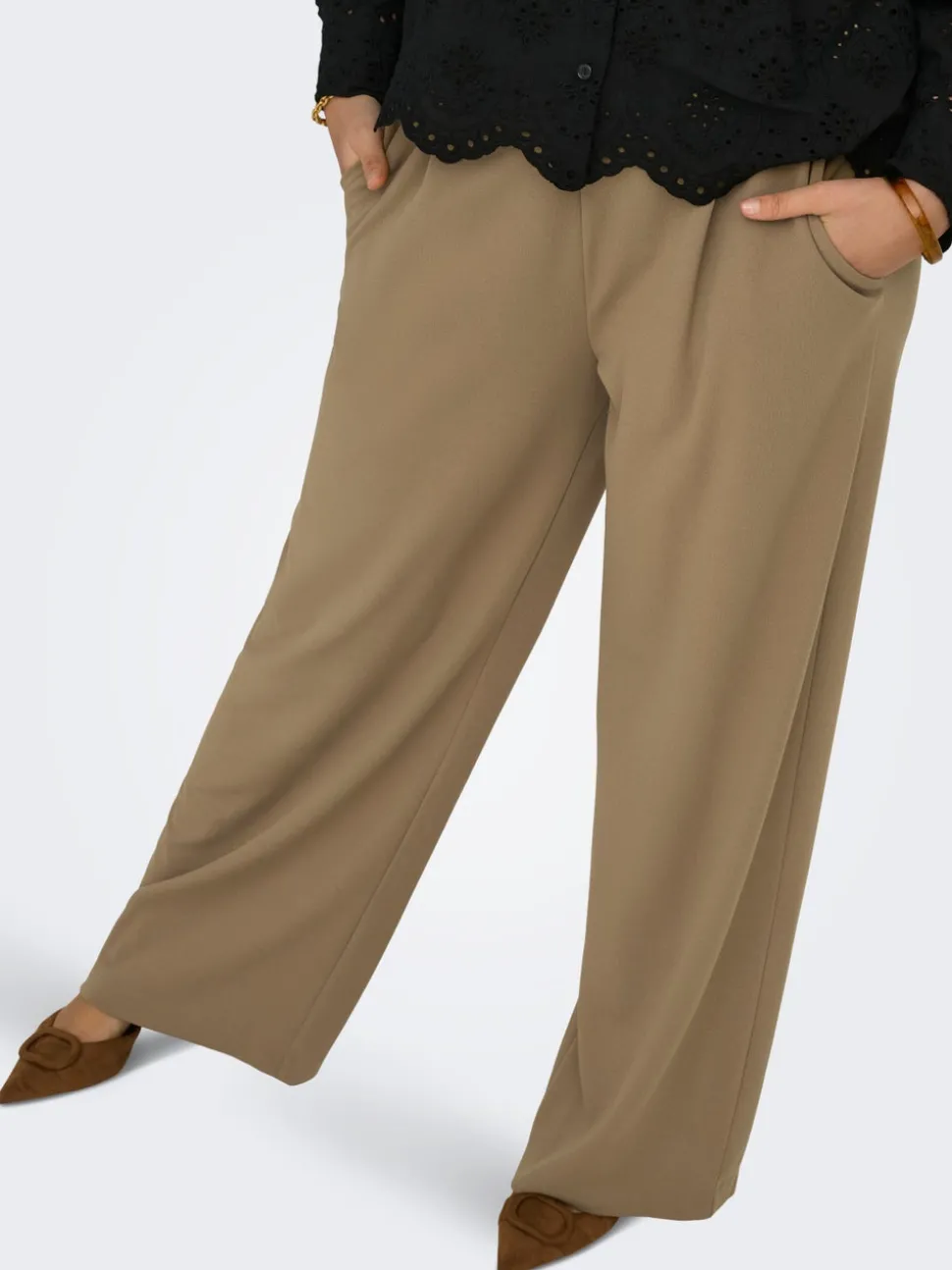 CARSTILLA Regular Fit Pantalon à jambe large